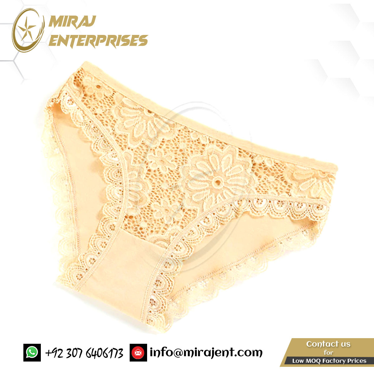 Female Comfortable and Breathable Underwear Women's Cotton Panties Sexy Lace Briefs Solid Color Underpants Girl Undies