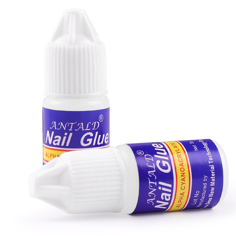 Wholesale OEM Bottle Non Toxic Packaging Fast Quick Dry Cheap 3g Mini Nail Glue for Nail False Art Press On Tips