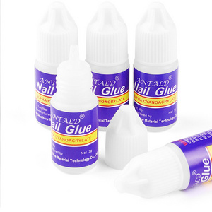 Wholesale OEM Bottle Non Toxic Packaging Fast Quick Dry Cheap 3g Mini Nail Glue for Nail False Art Press On Tips