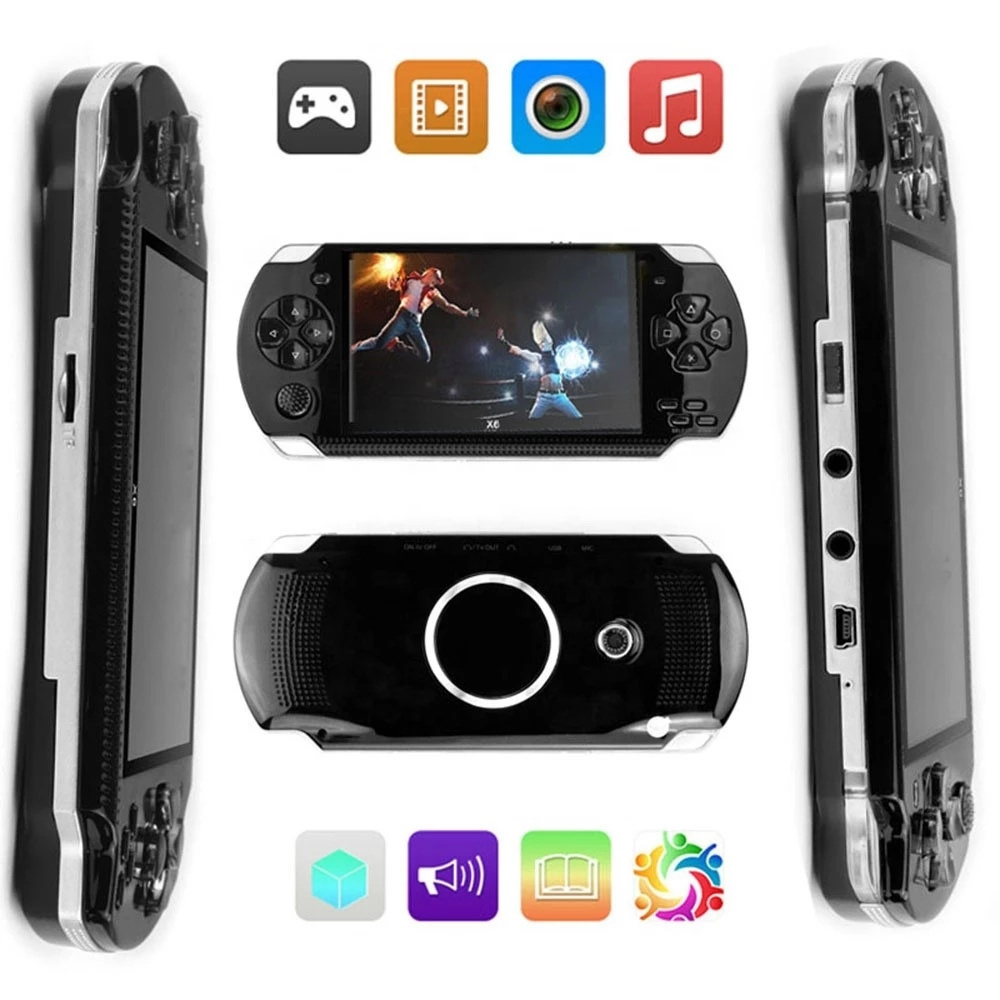 2021 New Hot Sell Classic Mini brick Game Consoles Mini Handheld Game Player X6 Handheld radio Game Machine