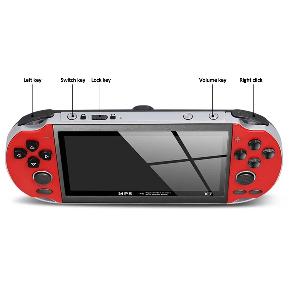 X7 Video Games Consoles Retro Classic 1000 in 1 Handheld Gaming Players x7 brick Game Box