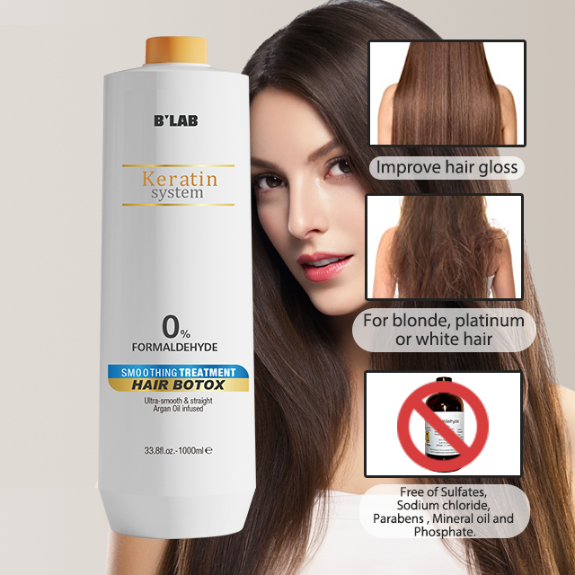 Best Professional Brazilian Nano Keratin Hair Straightening Treatment For Damaged Hair