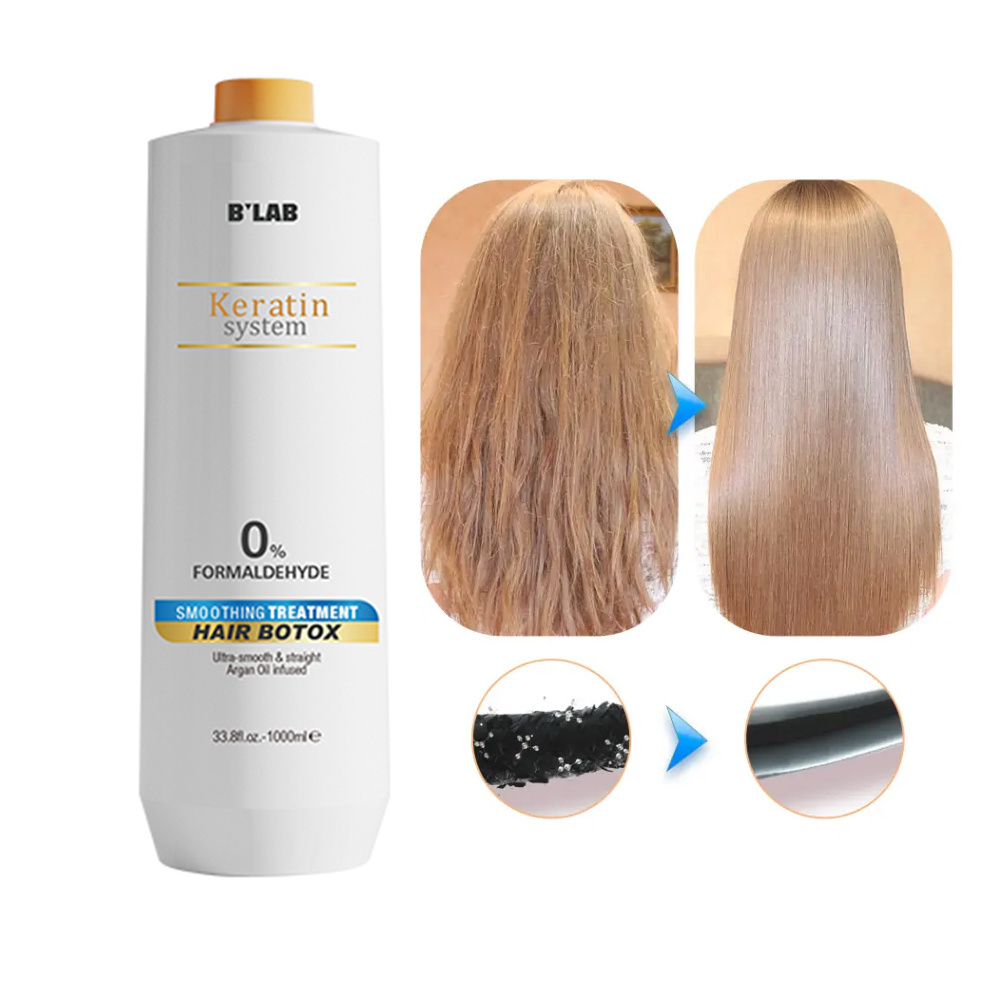 Best Professional Brazilian Nano Keratin Hair Straightening Treatment For Damaged Hair