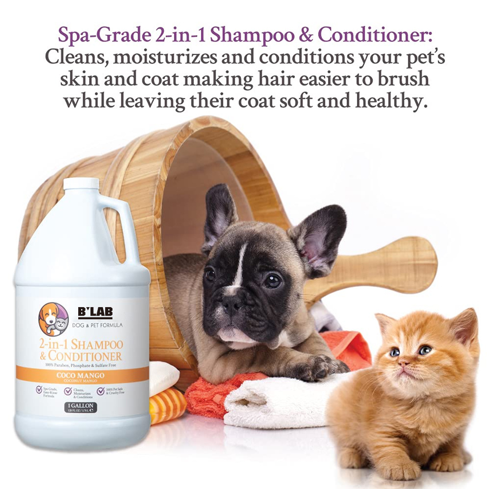 Private label pet products wholesale eco-friendly smooth mild deodorizing nourishing cleansing dog pet grooming shampoo