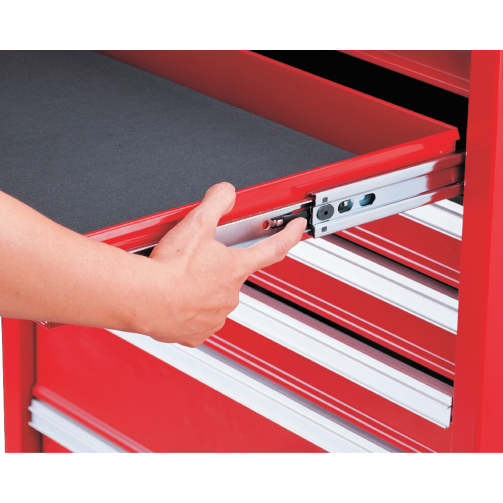 Fully Shelf-Closing Ball Bearing Slide 8 Drawer Tool Chest Tool Chest Box