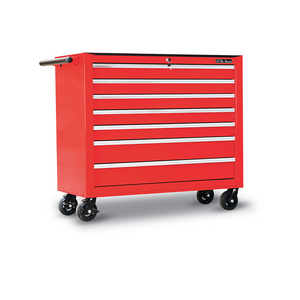 7 Drawer Garage Tools Storage Stainless Steel Rolling Metal Tool Box Chest