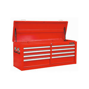 8-Drawer Steel Organization Micro Tool Chest For Household Warehouse Repair Red Black Portable Metal Tool Box