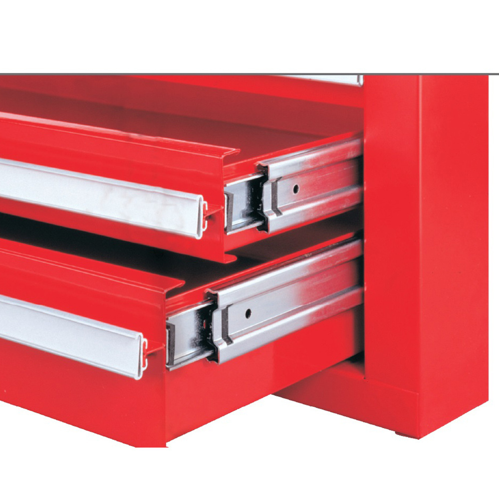 7 Drawer Garage Tools Storage Stainless Steel Rolling Metal Tool Box Chest