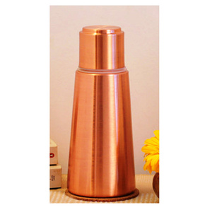 Lean Carafe Luxury Copper Water Bottle Pure Copper Water Copper Water Bottle Personalized Handmade Gift Moradabad