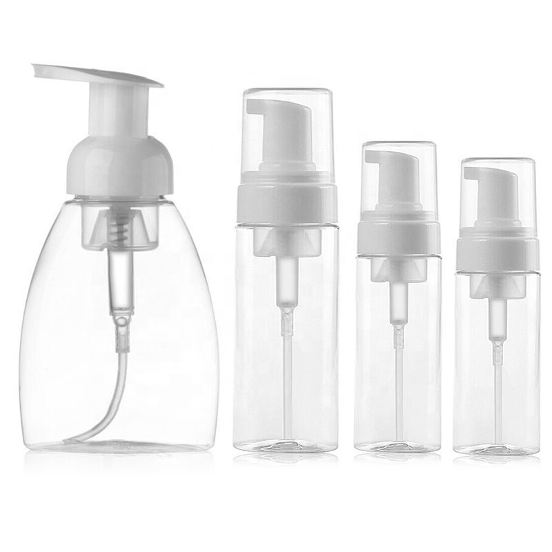 PET Cosmetics Soap Foam Pump Bottle Foam Eyelash Dispenser Bottle Cosmetic Packaging 30ml 50ml 60ml 100ml 120ml 150ml 200ml