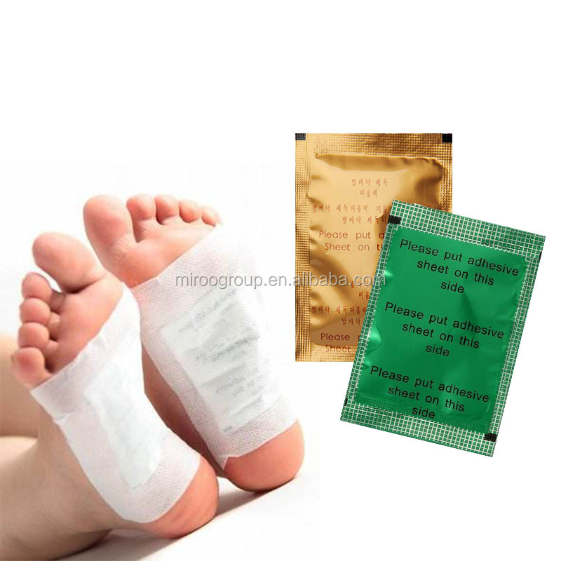 2021 USA UK Germany Hotsale Bamboo Gold Detox Patch Relax Foot Patch to dispel toxins (OEM Printing & Customized Paper box)