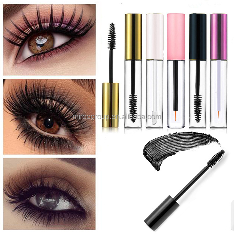 10 ml Empty Pink Mascara Tube and Wand Containers Lipgloss Tubes Bottle Make Up Samples Travel Accessory