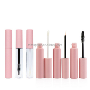 10 ml Empty Pink Mascara Tube and Wand Containers Lipgloss Tubes Bottle Make Up Samples Travel Accessory