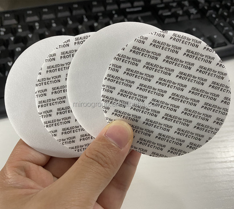 Fast Delivery Pressure Sensitive Bottle Cap Pharmaceuticals Seal Liner/gasket/lid PE foam cap liner sealed for your protection