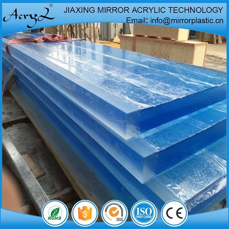 Custom modern style cast endless panels for acrylic shipping container swimming pool