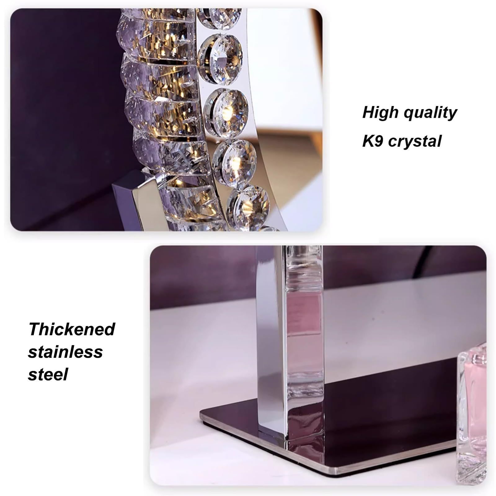 Hot Selling Touchscreen Led Lights Cosmetic Makeup Mirror Table Hollywood Vanity Mirror with Light Bulbs