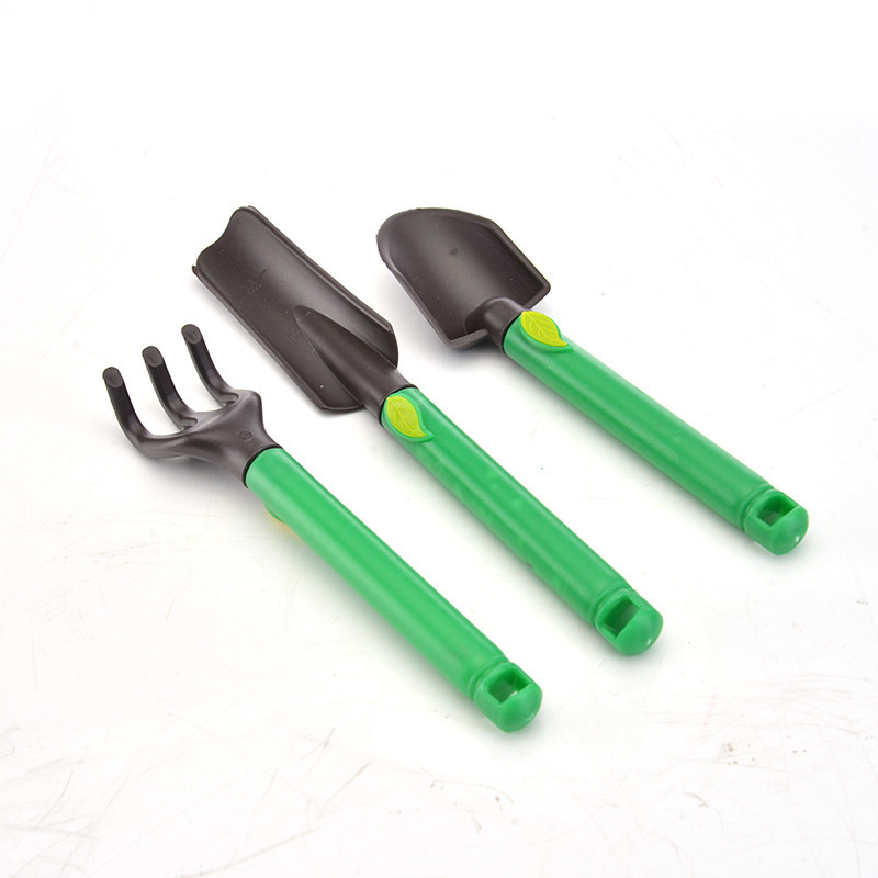 New Gardening Gadgets Long Short Shovel Rake Three-Piece Mini Flower Planting Tool Set