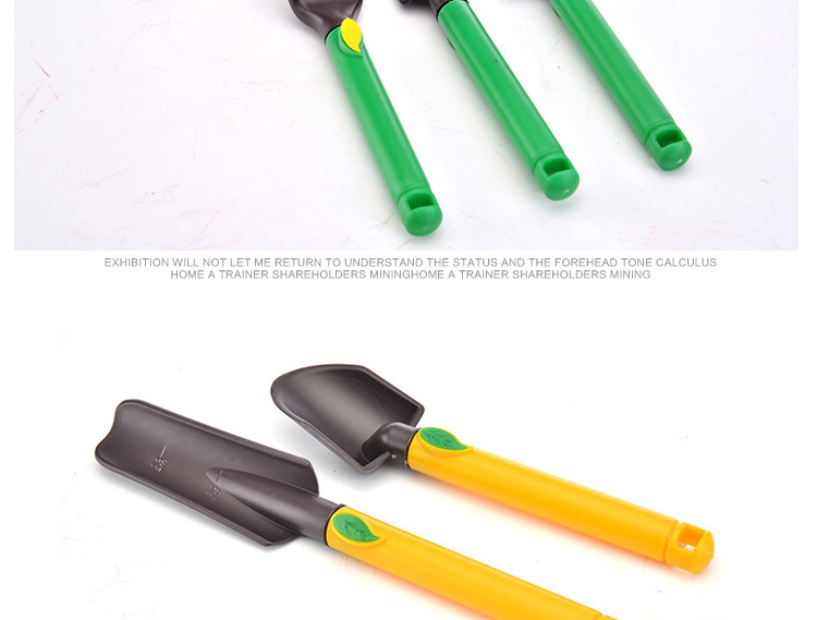 New Gardening Gadgets Long Short Shovel Rake Three-Piece Mini Flower Planting Tool Set