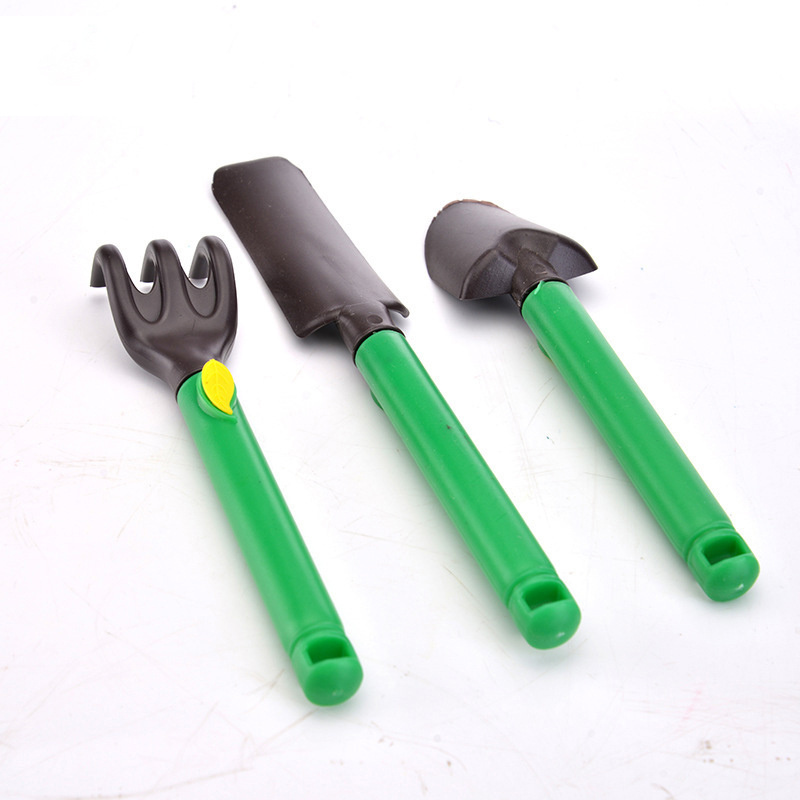 New Gardening Gadgets Long Short Shovel Rake Three-Piece Mini Flower Planting Tool Set