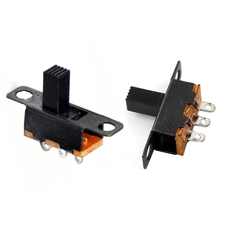 Micro Slide Switch 3PIN 2 Position 1P2T ON-OFF Toggle Switch Handle Length 6mm SS12F15VG6 SS12F15VG5