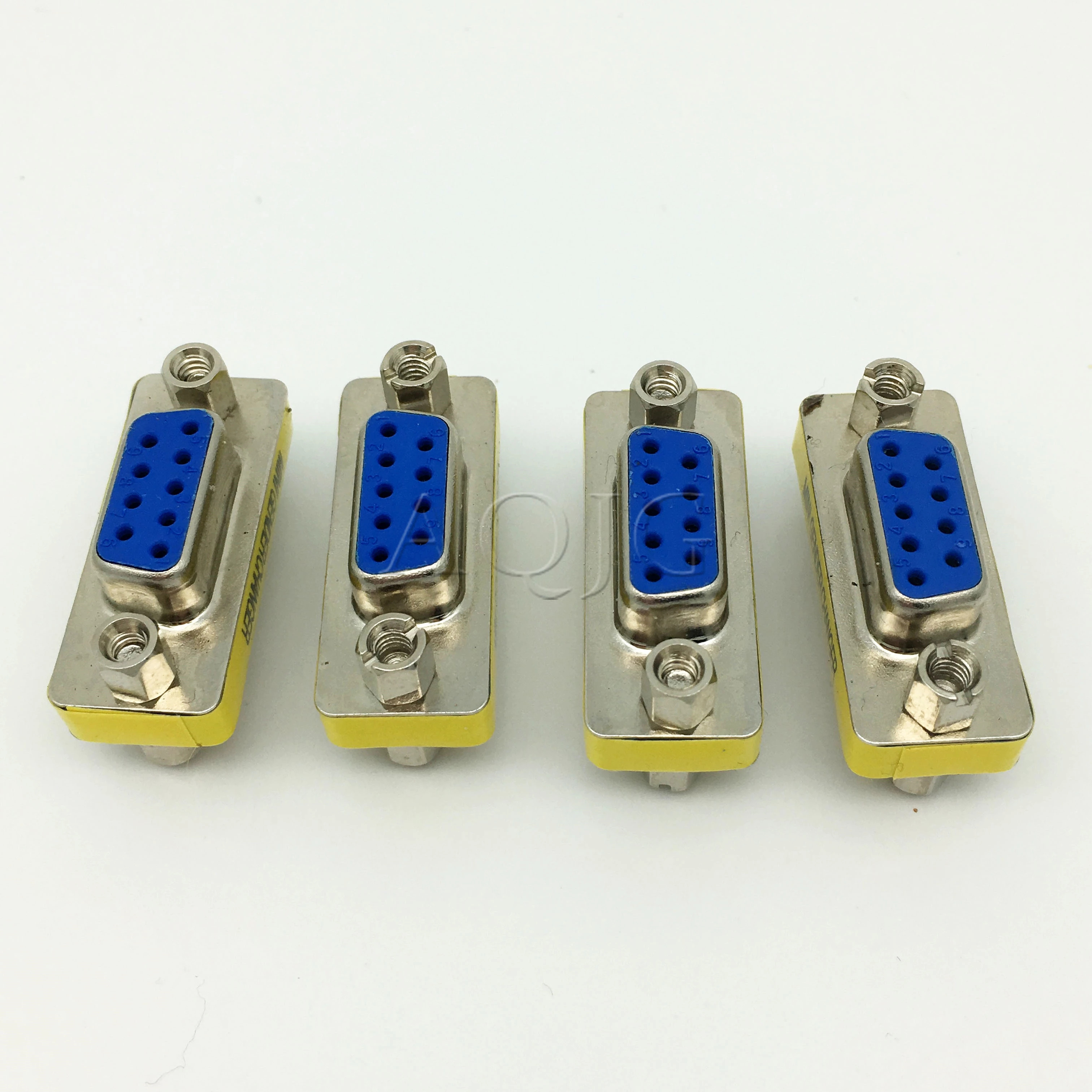 DB9 9Pin Male To Male Mini Gender Changer Adapter RS232 Serial Connector Female To Female Female To Male D-Sub Connectors