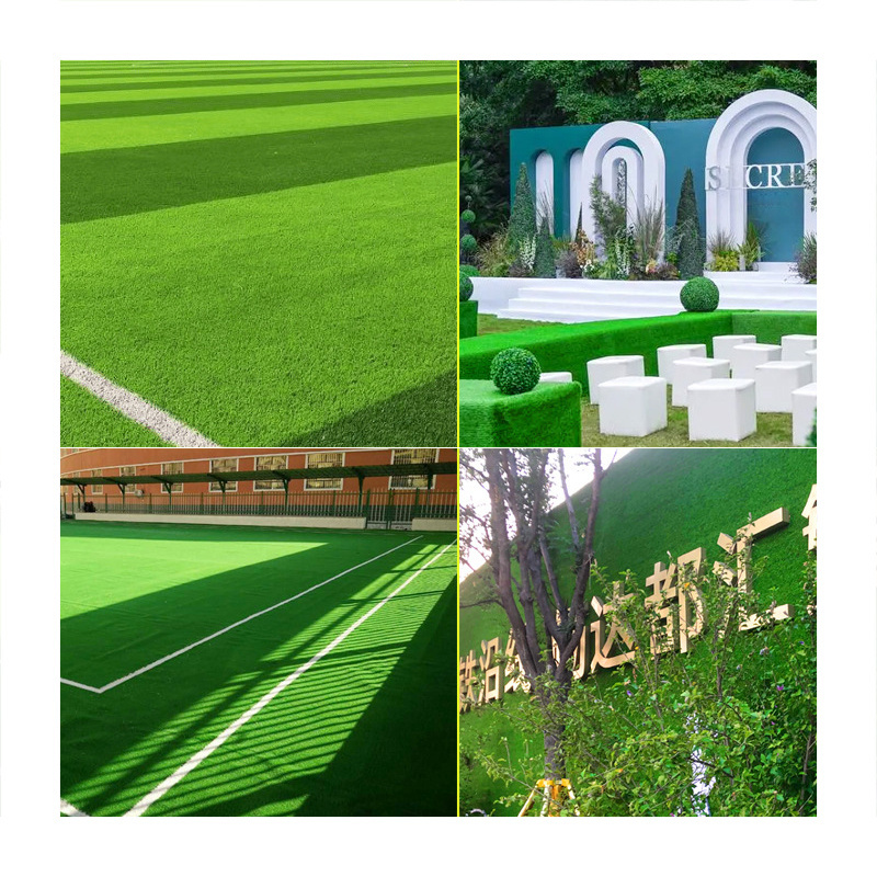 Best Price Factory Recycled Supply Customized Landscaping Lawn Garden Artificial Grass Grama Para Jardim Distridutor for highway