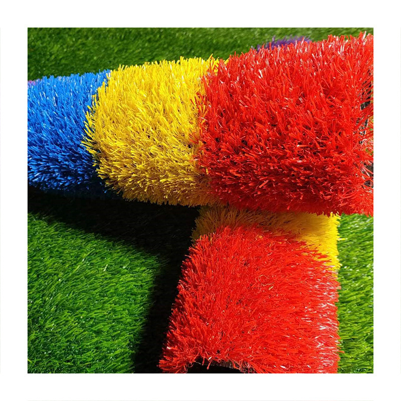 Factory Wholesale Kunstrasen Connecting high quality artificial garden grass from china production line Landscaping for Venue