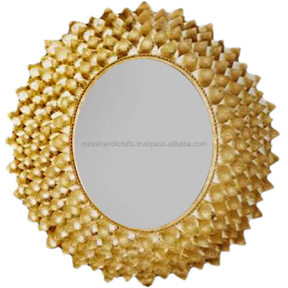 ELEGANT AND LUXURY  FLOWER ROUNDED DECORATIVE WALL MIRROR FOR HOME DECOR