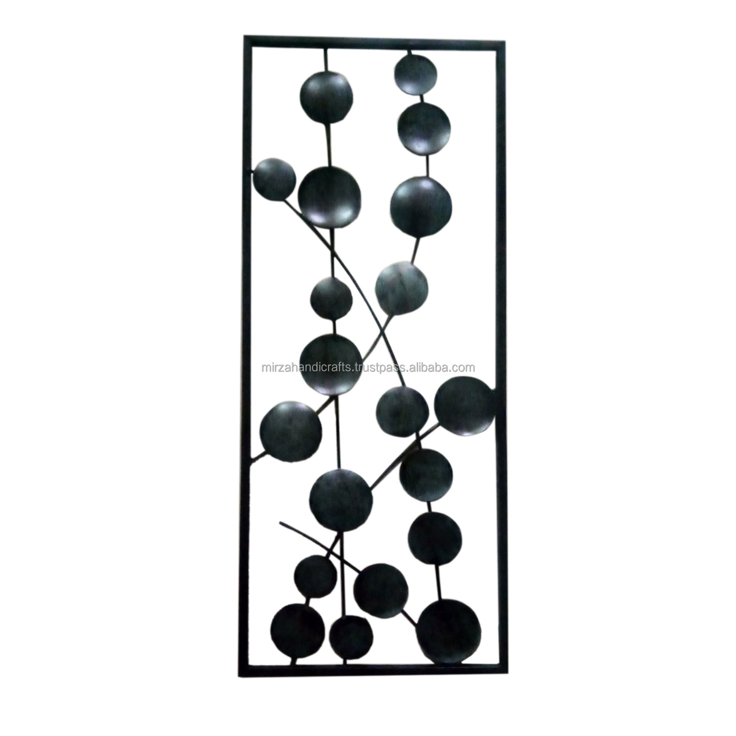 Trending and Unique Contemporary Iron Abstract Tree Framed wall Decor Made of high quality Metal Black color decorative Finished