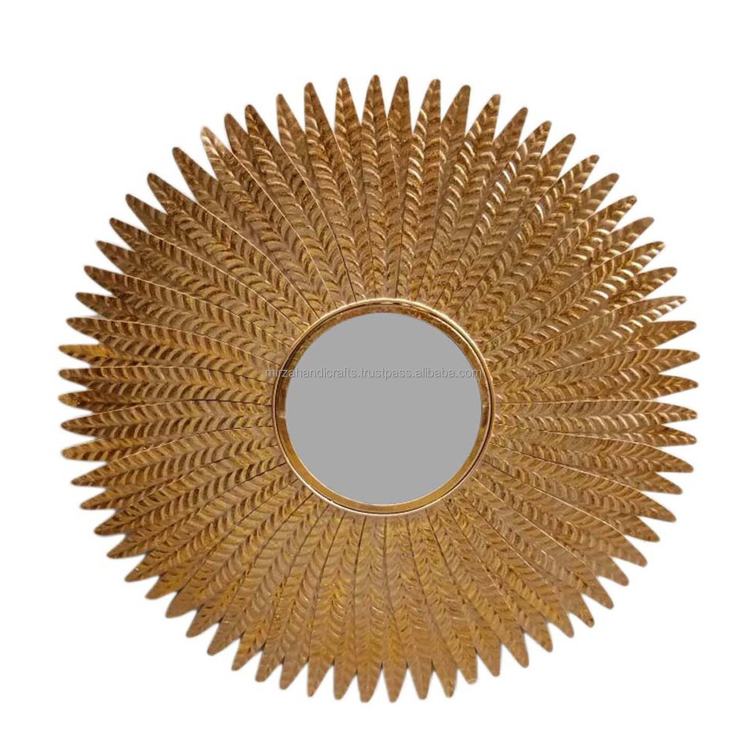 ELEGANT AND LUXURY  FLOWER ROUNDED DECORATIVE WALL MIRROR FOR HOME DECOR