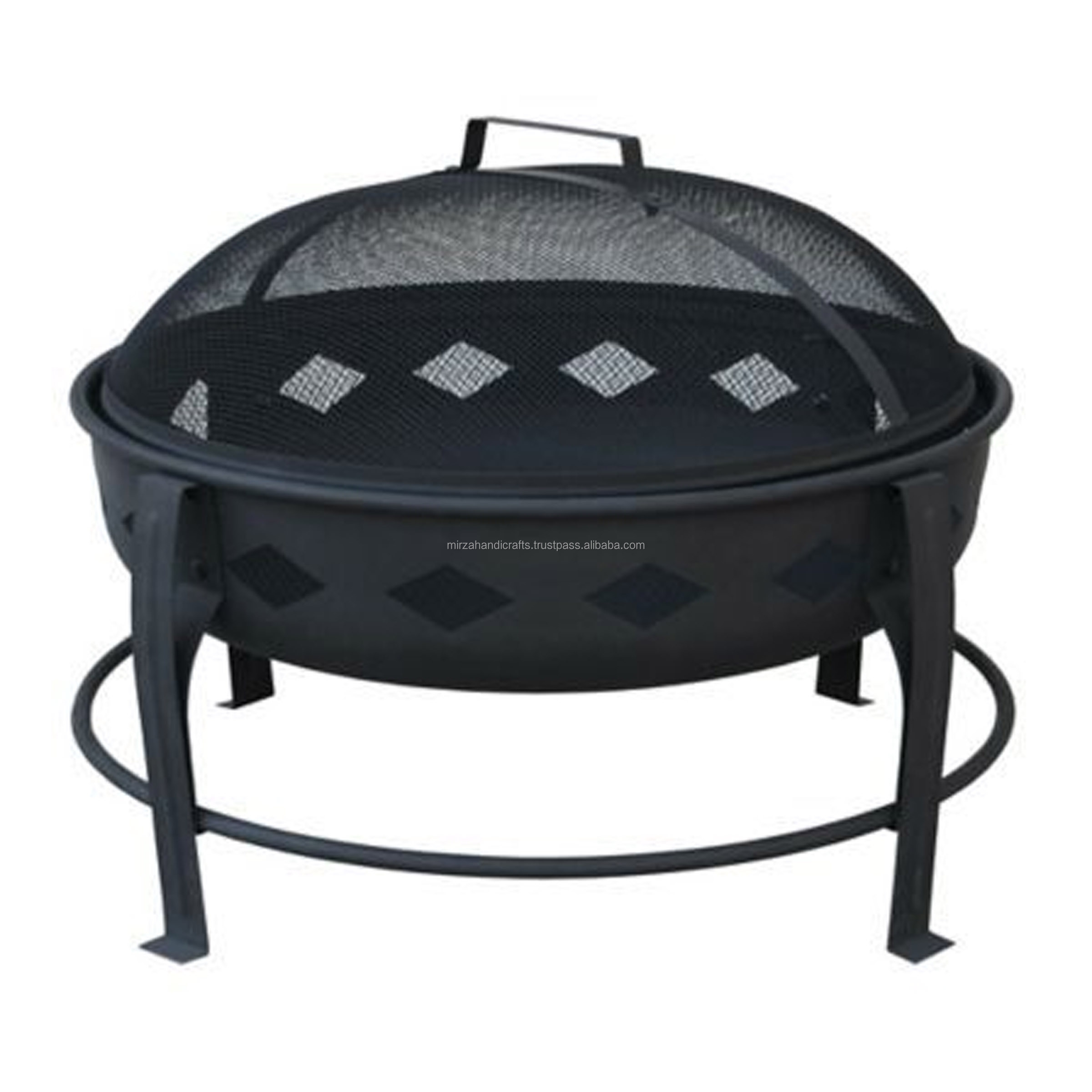 Fire Pit Deep Bowl with Cooking Grid impressive size and heavy duty steel Custom Price