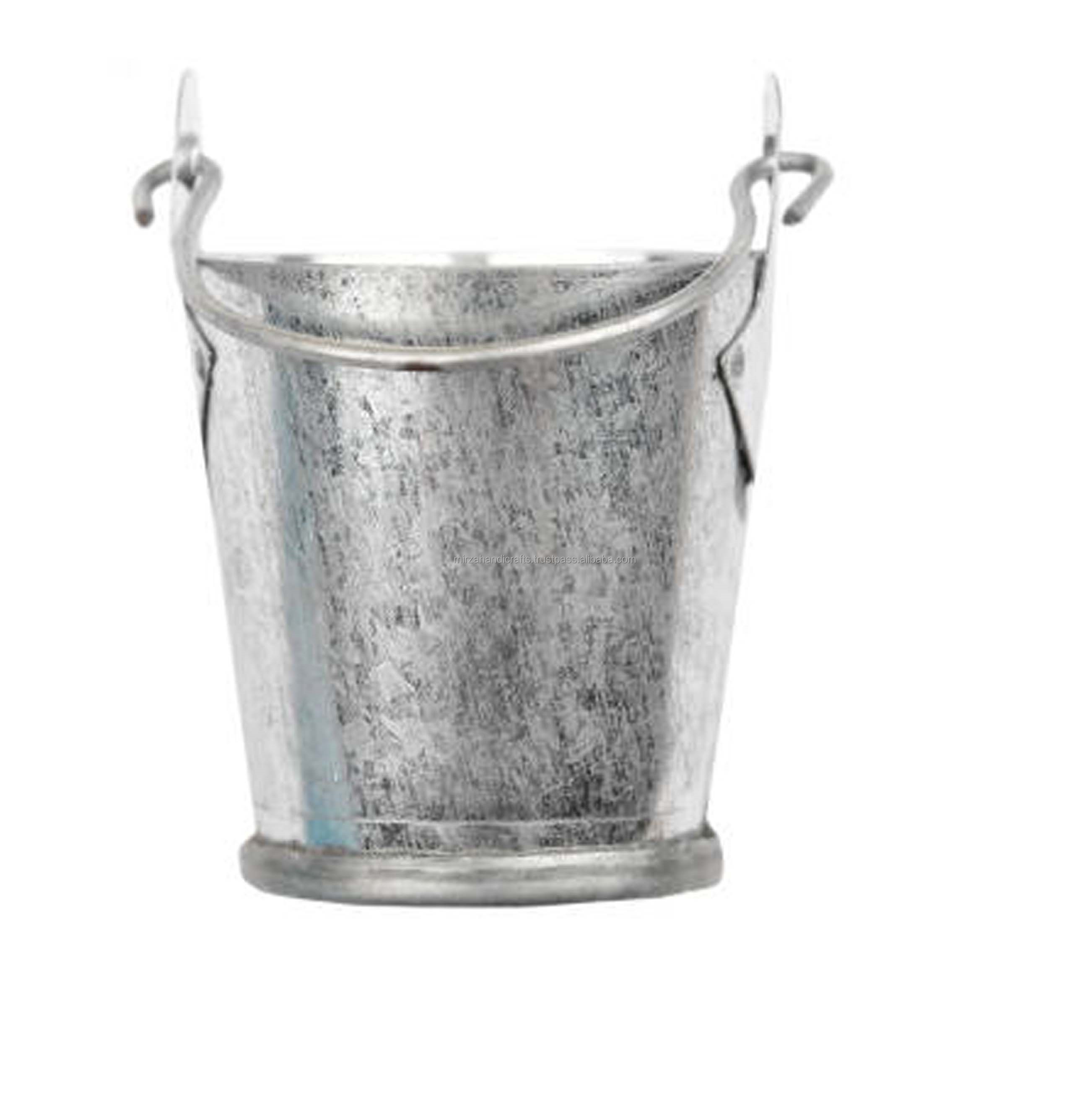 Home and bar decorative Ice Bucket with Handles Aluminum Handmade Factory Direct Promotional 1 3L Metal Feature Material