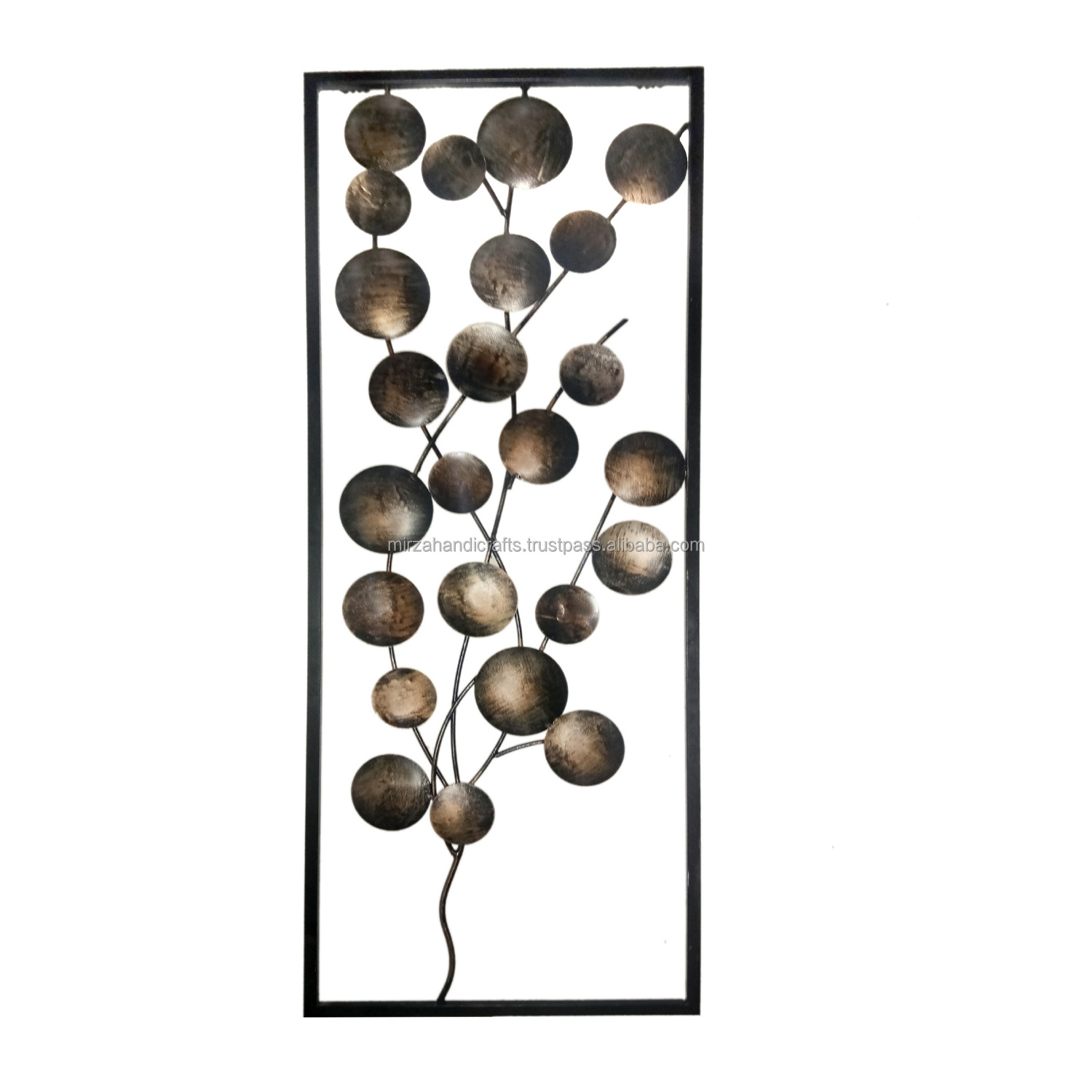 Trending and Unique Contemporary Iron Abstract Tree Framed wall Decor Made of high quality Metal Black color decorative Finished