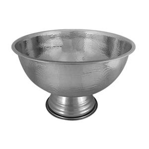 High quality Round Large Hammered Beverage Tub Ice Bucket for Home Bar Beer Wine Bottle Factory Direct Promotional