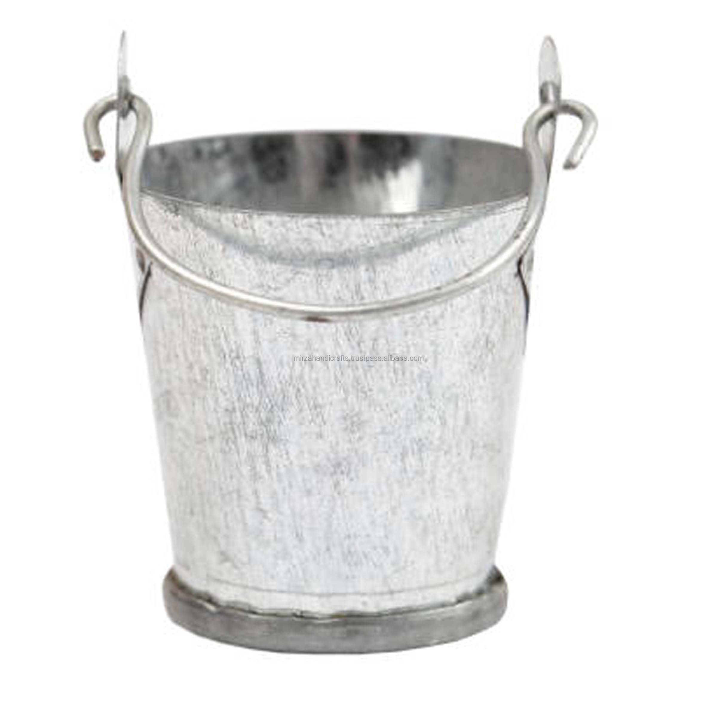 Home and bar decorative Ice Bucket with Handles Aluminum Handmade Factory Direct Promotional 1 3L Metal Feature Material