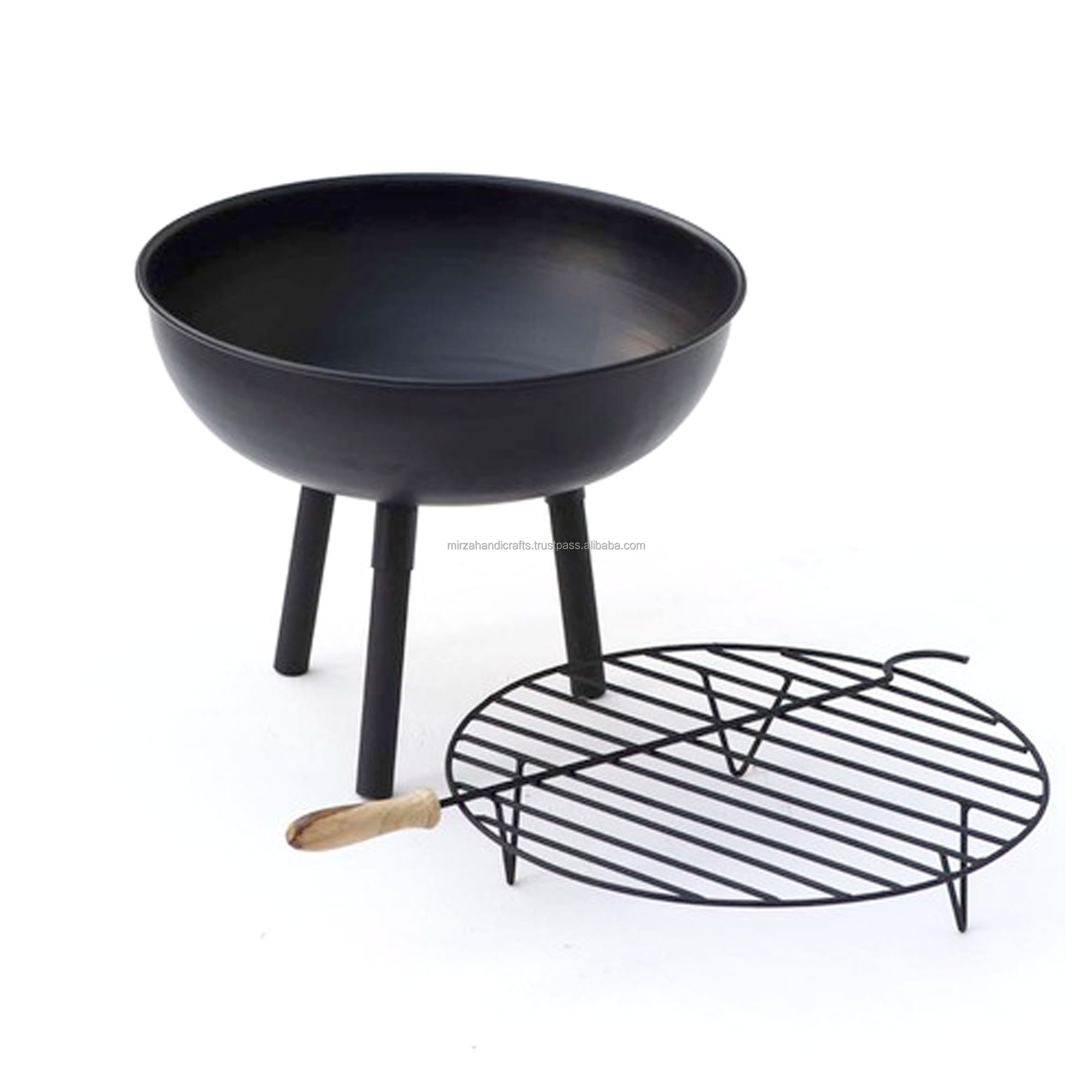 Table Grill Cast Iron Fire Traditional Fire Pit Solid Base Outdoor Heating Fun Camp Site Barbecue Grill Custom Price