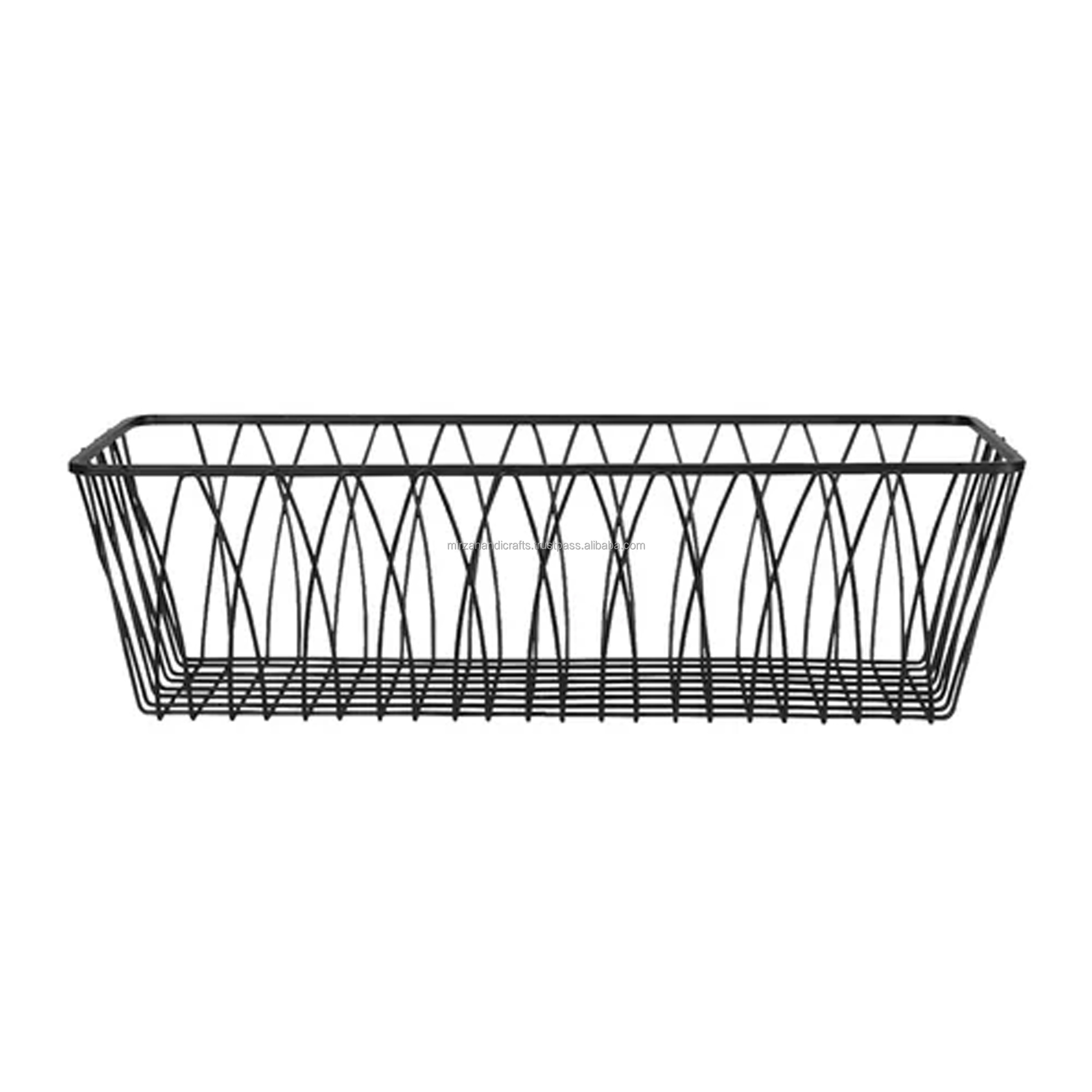 Metal Wire Grid Basket small wire baskets go just as well on a desk as on a chest of drawers or in the bathroom