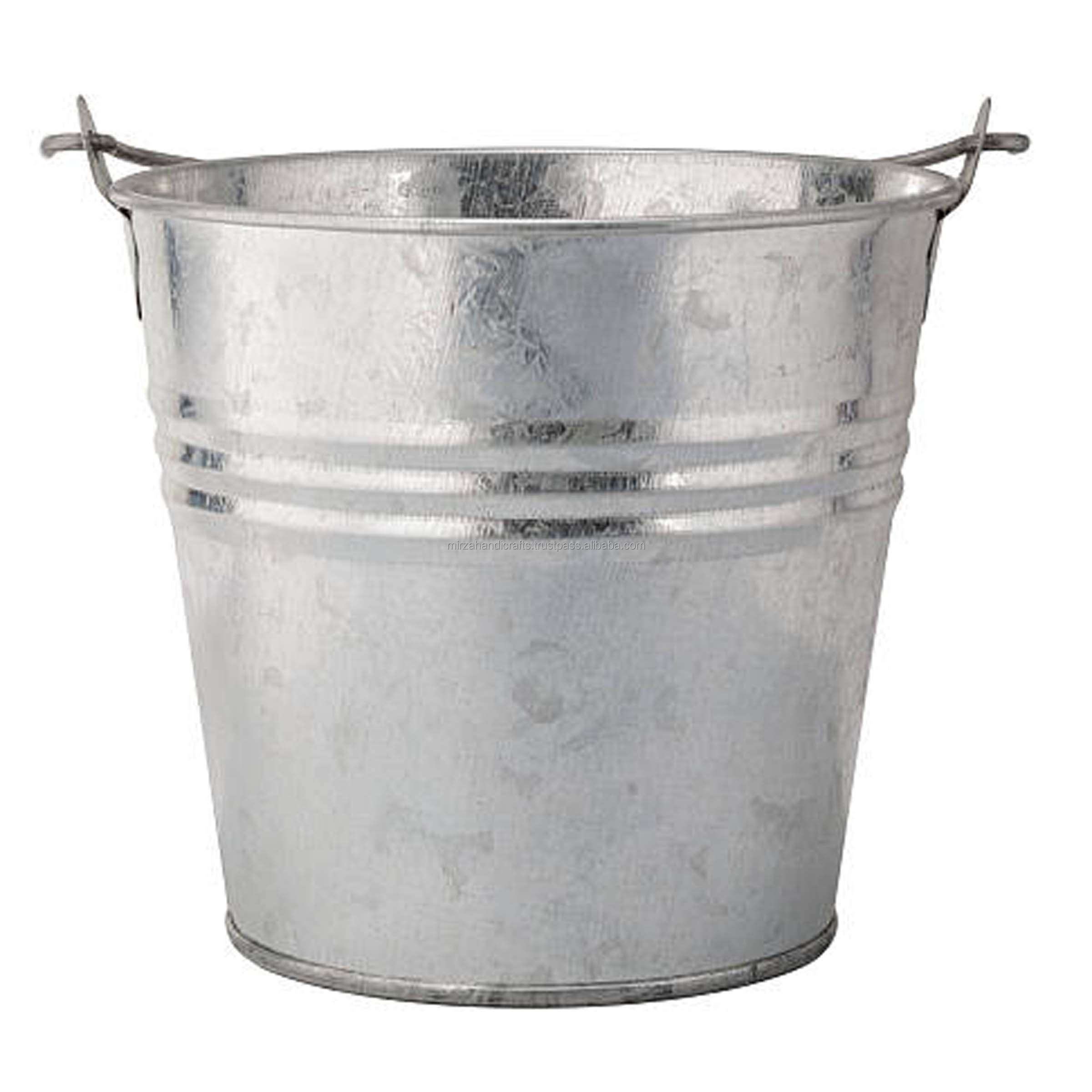 Home and bar decorative Ice Bucket with Handles Aluminum Handmade Factory Direct Promotional 1 3L Metal Feature Material