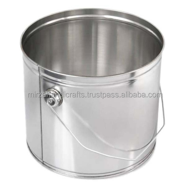 Home and bar decorative Ice Bucket with Handles Aluminum Handmade Factory Direct Promotional 1 3L Metal Feature Material