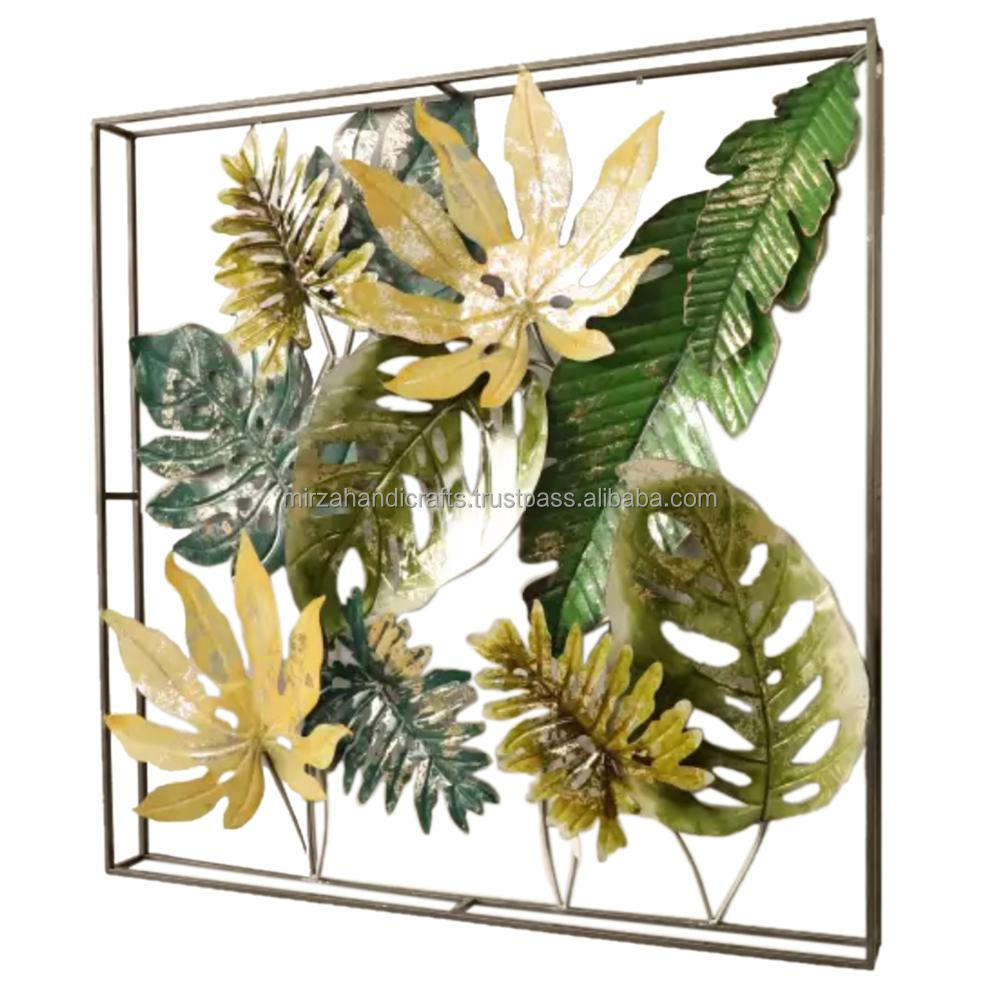 Modern Rain Forest Metal Wall Art Frame Picture For Hotels Restaurant Home etc  iron Wall Decor