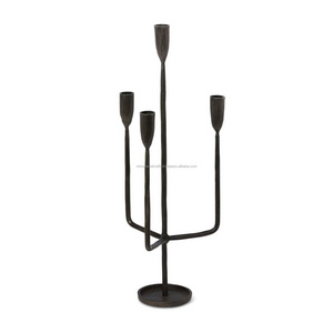 Four Arms Candle Holder Wrought Iron Wedding and Home Decoration Candle Stand Cheapest Price in India