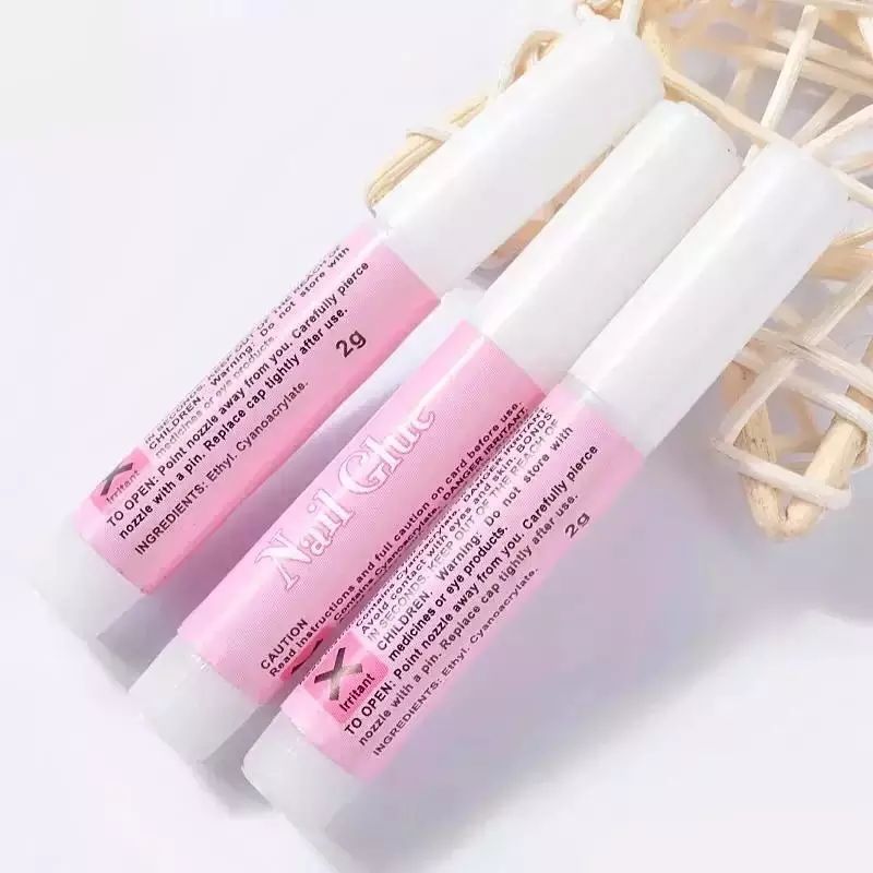 2g Mini Nail Glue Adhesive Fast-dry For UV Acrylic Manicure Nail Art Decoration False Nail Extension Glue