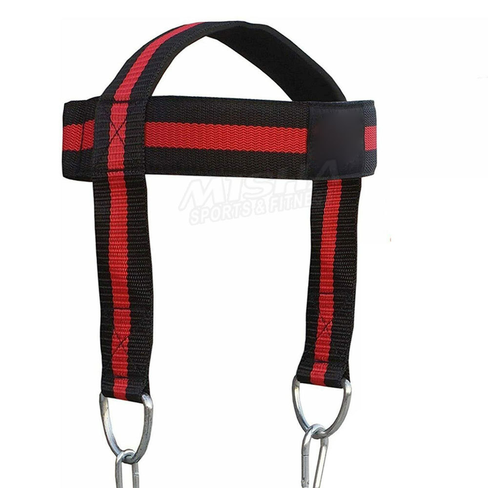 Adjustable Head Neck Lifting Training Weightlifting Sports Head Harness Cross Fitness Weight Lifting Gym Head Harness