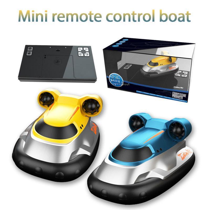 Mini RC Boat Speedboat Submarine 2.4G Wireless Electric Remote Control Hovercraft Ship Model Children Water Fun Pool Toys Gift