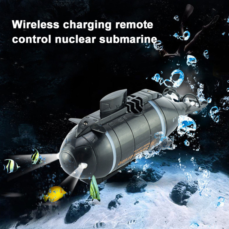 Mini New 2.4G Radio Remote Control Submarine Electric Remote Control Speed Boat Toy RC Boats Model Birthday Presents Kids Gift