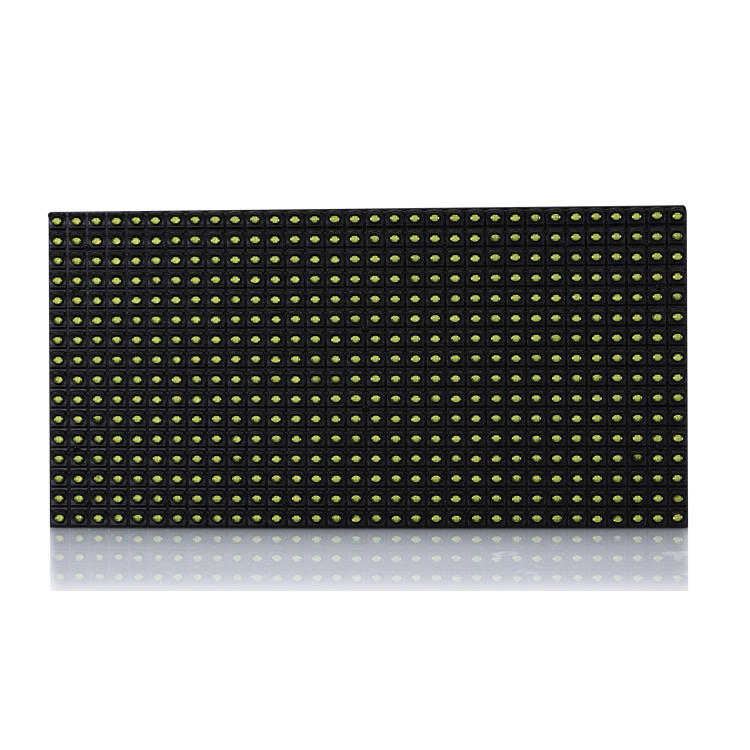 P10  Yellow  single color outdoor led display module message  board 320*160mm HUB12 LED signs panel