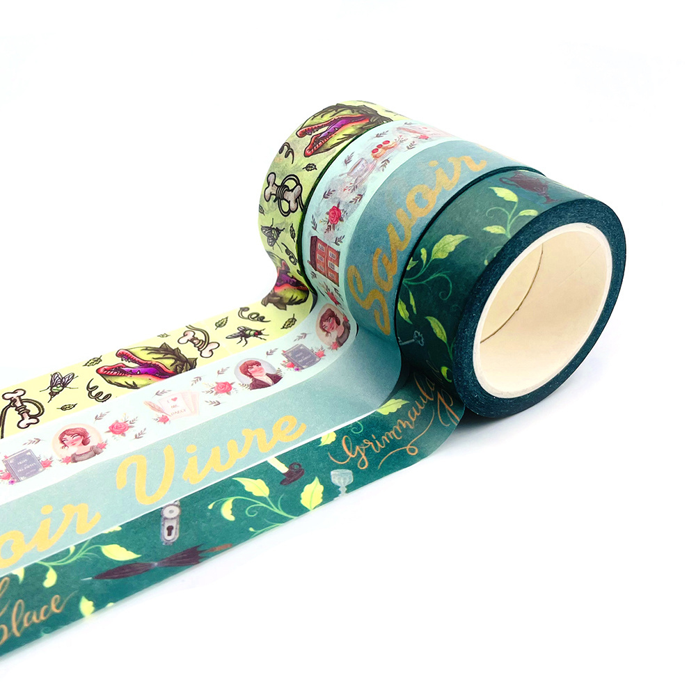 Wholesale custom printed Washi tapes Personalized design lovely pattern Indian Washi tape