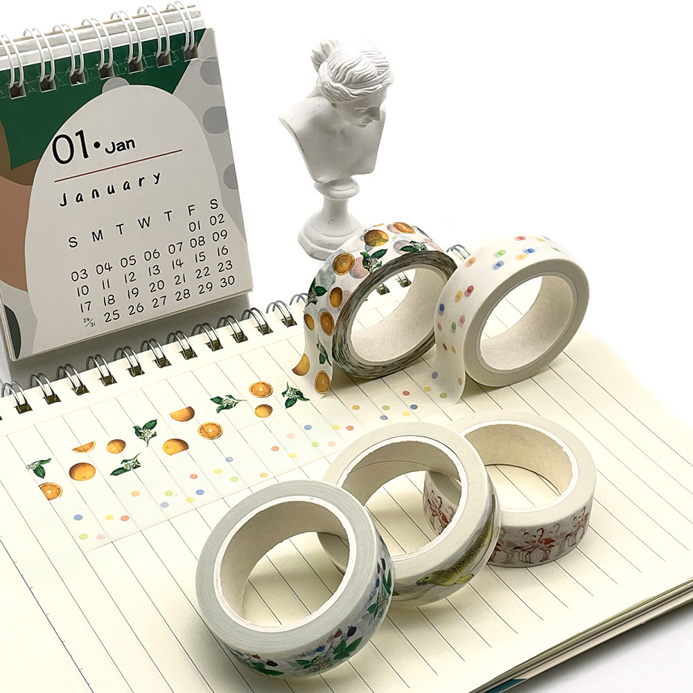 Wholesale manufacturers custom print to manufacture personalized Japanese Washi tapes