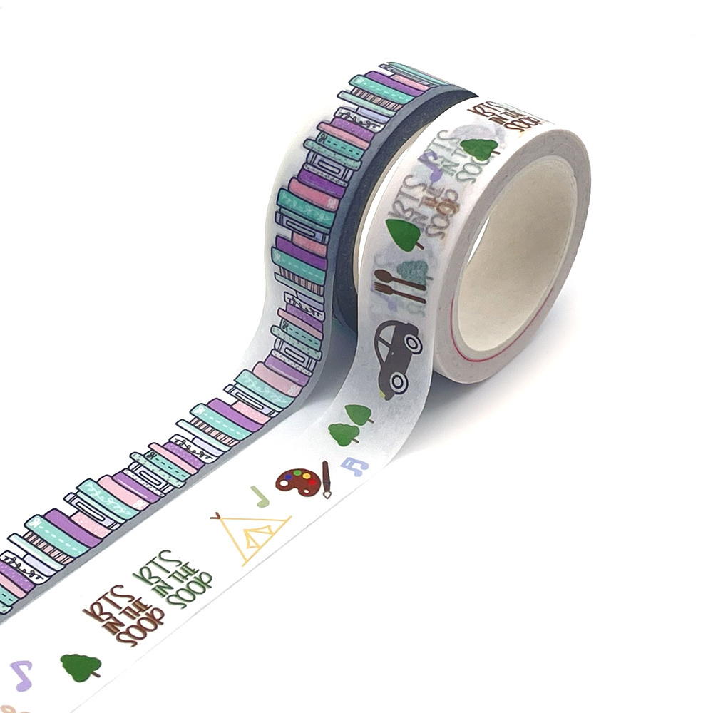 Custom high level printing self adhesive children's adult scrapbook tape japanese washi tape