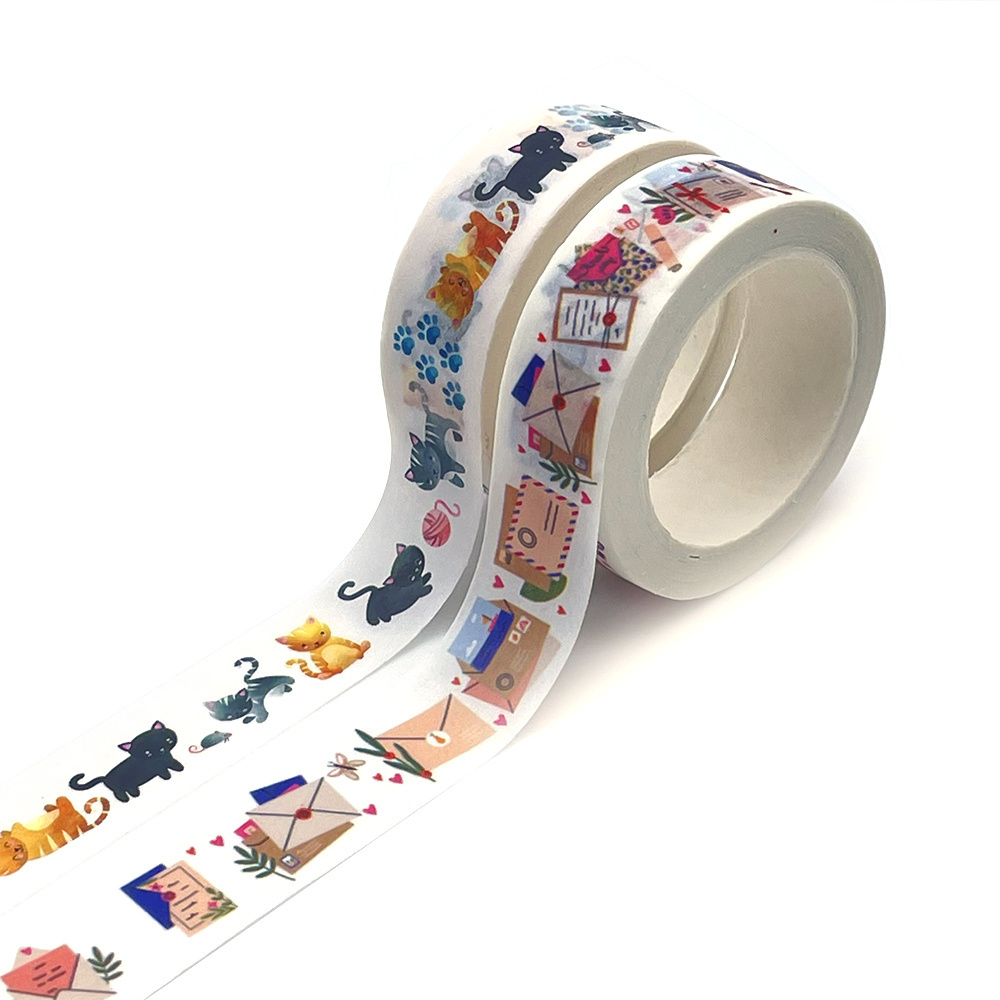 Custom high level printing self adhesive children's adult scrapbook tape japanese washi tape